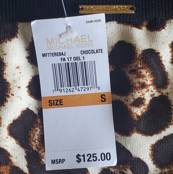Michael Kors Leopard Midi Skirt - Picture 3 of 8